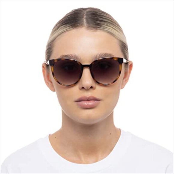 Tortoiseshell Cat Eye Sunglasses with UV Protection main image 4